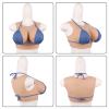 Fake breasts, Breastplate Round Collar Breast Forms Prosthesis with/for Mastectomy Fake Boobs Enhancer view 2