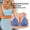 Fake breasts, Breastplate Round Collar Breast Forms Prosthesis with/for Mastectomy Fake Boobs Enhancer view 3