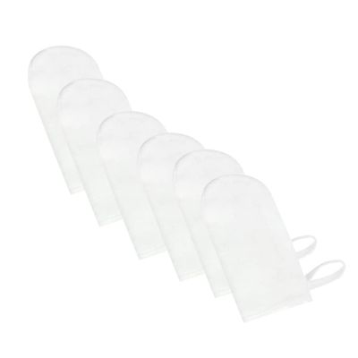 Baby's Finger Brush Cleaning Teeth Mouth Wipes Soft Gauze Infant Finger Clean Oral Hygiene Brush 6Pcs