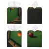 Billiard Printed Leather Tissue Box Cover Square Cute Tissue Box Holder Decorative Organizer for Bathroom Bedroom Office Car view 2