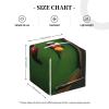 Billiard Printed Leather Tissue Box Cover Square Cute Tissue Box Holder Decorative Organizer for Bathroom Bedroom Office Car view 4