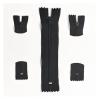 10Pcs 3# 7.5Cm-60Cm (3-24 Inches) Closed Nylon Coil Zipper(Grey,35cm) view 3