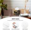 Antler Red Deer Printed Leather Tissue Box Cover Square Cute Tissue Box Holder Decorative Organizer for Bathroom Bedroom Office Car view 3