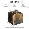 Antler Red Deer Printed Leather Tissue Box Cover Square Cute Tissue Box Holder Decorative Organizer for Bathroom Bedroom Office Car view 4