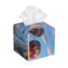 Hot Air Balloons Printed Leather Tissue Box Cover Square Cute Tissue Box Holder Decorative Organizer for Bathroom Bedroom Office Car view 1