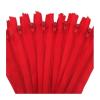 10pcs 3# 10 Cm/15cm/18cm/20cm/25cm/30cm/35cm/40cm/50cm/55cm/60cm Nylon Coil Zippers(Red,50CM_10PCS) view 1