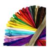 10pcs 3# 10 Cm/15cm/18cm/20cm/25cm/30cm/35cm/40cm/50cm/55cm/60cm Nylon Coil Zippers(Red,50CM_10PCS) view 2