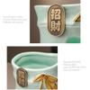 DFHS46JK Tissue Box Cover Chinese Style Tissue Box Holder Tissue Box Cover Coffee Table Desktop ceramics Facial Tissue Dispenser for Home Living Room Bedroom Office Decoration In Living Room(Yellow) view 3