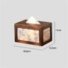 DFHS46JK Tissue Box Cover Retro Household Office Rectangular Tissue Paper Holder Box Cover Case Napkin Holder Chinese Style Tissue Box Dispenser for Countertops In Living Room(Multi-colored) view 2