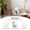 Eyelash Pattern Printed Leather Tissue Box Cover Square Cute Tissue Box Holder Decorative Organizer for Bathroom Bedroom Office Car view 3