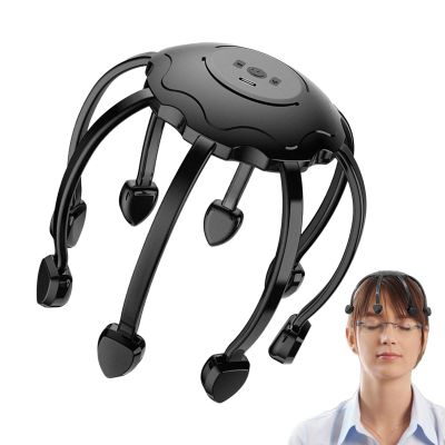 Electric Octopus Claw Head Scraper - Automatic Scalp Massager for Relaxation and Stress Relief, Head Massage and Scalp with 8 Claws for Blood and Well Circulation