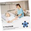 SOLUSTRE Infusion Stand Base Support Cap Drip Stand Bottom Cover for Clinic Supply Stable Base view 4