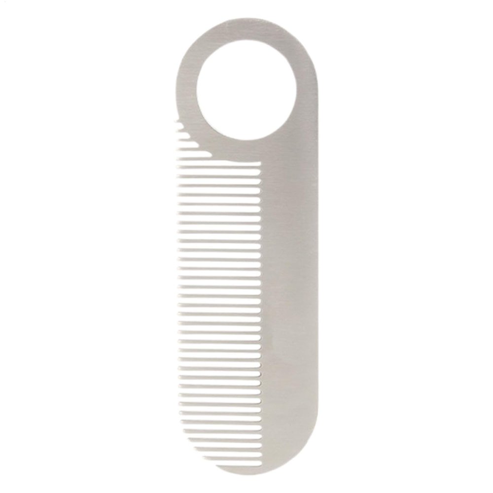 Pocket Beard Comb - Beard Comb | Metal Beard Comb | Beard Mustache Comb | Travel Comb For Hair Beard Mustache | Metal Beard Comb Beard Mustache Comb | Dresser Hair Comb For Everyday Grooming