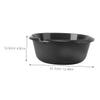 Angoily Thickened Plastic Wash Basin for Home Kitchen Bathroom Washing Basin for Face and Foot Washing view 3