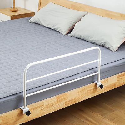 SEVEWAGE Safety Bed Side Assist Medical Bed Hospital Bed Guard ing Adjustable Bed s Support Bar Bed Cane for Elderly Adults Fall Protector Transfer Handle(White,46 * 30cm)
