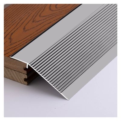 10cm Extra Wide Floor Transition Strip- Heavy Duty Metal Threshold Ramp for Wood to Tile/Laminate, Carpet Edge Trim for Large Drop High - Floor Tiles
