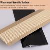 10cm Extra Wide Floor Transition Strip- Heavy Duty Metal Threshold Ramp for Wood to Tile/Laminate, Carpet Edge Trim for Large Drop High - Floor Tiles view 4