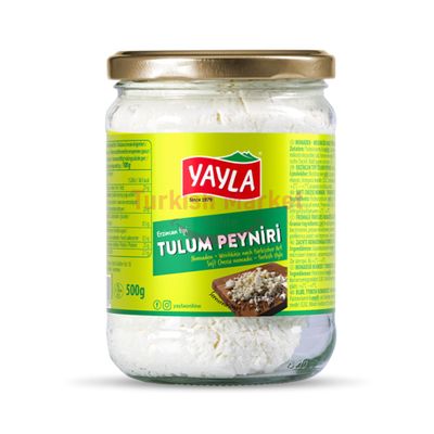 Yayla's Tulum Cheese Erzincan style Turkish Premium Cheese 500 G JAR by TOM UK
