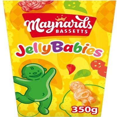 2 x Jelly Babies Sweets Carton 350G "A symphony of flavors" Tasty And Twisty Gift Hamper For Birthday,Christmas,Easter,New Year