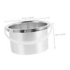 LALADEFIEE Aluminum Alloy Wax Melting Pot Hot Wax Pot for Candle Making Replacement Safety Features view 2