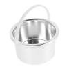 HONMEET Wax Warmer Replacement Aluminum Alloy Melting Pot 105mm Inner Diameter Electric Wax Warmer Inner Pan for Hair Removal view 1