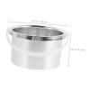 FOYTOKI Wax Melting Pot Aluminum Alloy Wax Boiler Replacement Dish 105mm Inner Diameter Warmer Heater Burner view 2