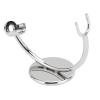Safety Stand, Stainless Steel Shaver Stand Shaving Brush Stand, High Stability Shaving Brush Holder with Modern Design Single Head for Bathroom and Vanity Use view 1