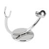 Safety Stand, Stainless Steel Shaver Stand Shaving Brush Stand, High Stability Shaving Brush Holder with Modern Design Single Head for Bathroom and Vanity Use view 2