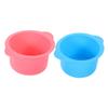 AUTSUPPL 2pcs Silicone Wax Pot Bowl Set, 400ml Foldable Non-stick Liner, High Temperature Resistant Hair Removal Waxing Bowl for Beauty Routine view 1
