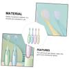 NULYLU 4pcs Boy Girl Toothbrush Soft Bristle Cleaning Brush for Boys and Girls Gum Care Years Random Color view 3
