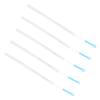 AUTSUPPL 5pcs Long Plumbing Brush Drain Cleaning Tool for Sink and Kitchen Drain, White Plastic, Easy-Grip Design for Removing Clogged Hair and Grime in Bathroom Pipes view 1