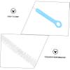 AUTSUPPL 5pcs Long Plumbing Brush Drain Cleaning Tool for Sink and Kitchen Drain, White Plastic, Easy-Grip Design for Removing Clogged Hair and Grime in Bathroom Pipes view 4