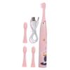BEBEMOKO Cartoon Boys and Girls Electric Toothbrush and Portable Rechargeable for Boy Girl Household Use for Girl's Oral Care view 1
