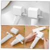 FRCOLOR 2sets Wall Mounted Manual Toothpaste Squeezer Plastic Tube Key Dispenser Roller for Bathroom Home Use view 3