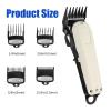 4 Pcs Clipper Guards for Wahl,Hair Clipper Guide Combs with Metal Clip,Replacement Hair Clippers Trimmers,Clipper Cutting Guards Attachments,Professional Cordless Hair Clipper Guards(Black) view 4