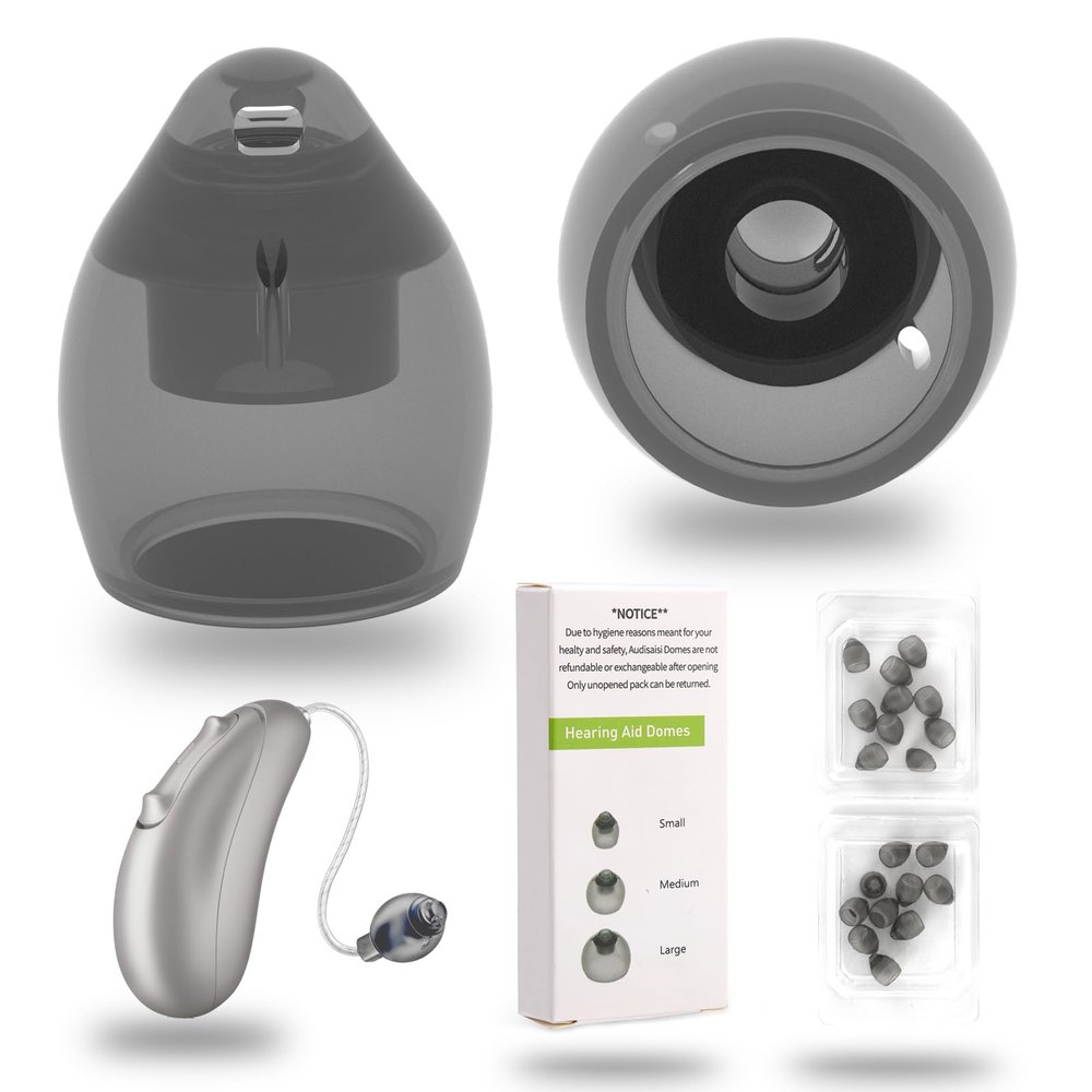 20 pcs Phonak Vented 4.0 Hearing Aid Domes Small Size (0.29inch=7.5mm),Phonak Hearing aids Accessories,Hearing Aids Domes for Phonak Audeo Marvel Paradise Lumity Accessory