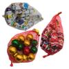 Christmas Chocolate Snow Men, Christmas Balls And Chocolate Santas In Nets - Individually Foiled Milk Chocolate Gift Pack - Novelty Stocking Fillers Kids Men Women - Secret Santa Gift - Pack Of 3 view 1