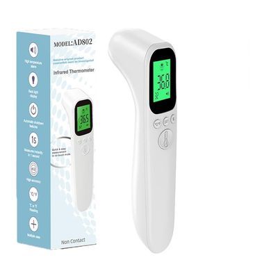 VABOO Forehead Thermometer, No Touch Digital Thermometer 3-Colour LCD Backlight Display Infrared Thermometer Accurate Digital Readings Temperature Thermometer for Whole Family