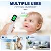 VABOO Forehead Thermometer, No Touch Digital Thermometer 3-Colour LCD Backlight Display Infrared Thermometer Accurate Digital Readings Temperature Thermometer for Whole Family view 3