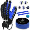 Portable Hand Function Rehabilitation Robot Gloves, Robot Hand Training Equipment for Stroke Hemiplegic, Physiotherapy Tools for Finger Reovery Workout B Left S view 1