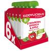 Kiddylicious Apple, Strawberry & Spinach Pouches - Delicious Pouches for Babies - Suitable for 6+ Months - 100g x 6 Packs view 1
