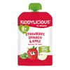Kiddylicious Apple, Strawberry & Spinach Pouches - Delicious Pouches for Babies - Suitable for 6+ Months - 100g x 6 Packs view 3