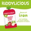 Kiddylicious Apple, Strawberry & Spinach Pouches - Delicious Pouches for Babies - Suitable for 6+ Months - 100g x 6 Packs view 4