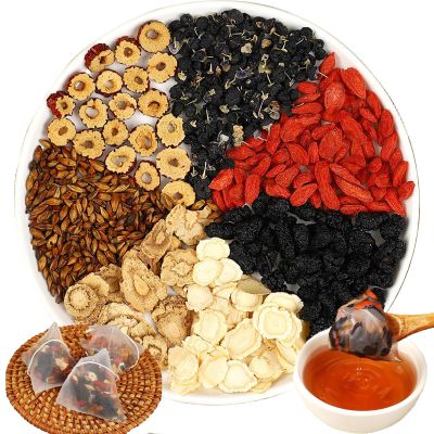 40PCS Ginseng Six Treasure Kidney Tea - Chinese Herbal Cleansing Tea Bags for Men