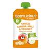 Kiddylicious Mango, Banana & Apple Pouches - Delicious Pouches for Babies - Suitable for 6+ Months - 100g x 6 Packs view 3