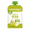 Kiddylicious Smooth Pear Pouches - Delicious Pouches for Babies - Suitable for 6+ Months - 100g x 6 Packs view 2