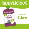 Kiddylicious Prune & Apple Pouches - Delicious Pouches for Babies - Suitable for 6+ Months - 100g x 6 Packs view 3