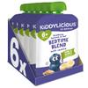 Kiddylicious Bedtime Blend Blueberry, Banana & Oat Pouches - Delicious Pouches for Babies - Suitable for 6+ Months - 100g x 6 Packs view 1