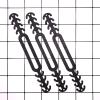 100 Pieces Adjustable Mask Extender Mask Extender Mask Hook Black view 2