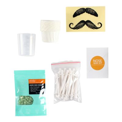 Baluue Nose Hair Sticks Disposable Wax Wands Applicator for Men Easy Application Removal Smooth Non-irritating